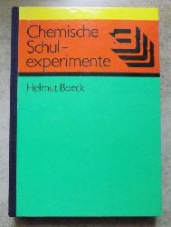 Keune, Hans; Helmut Boeck und Hanna Fickel  Chemische Schulexperimente - Anorganische Chemie, zweiter Teil. Eine Anleitung fr Lehrer in fnf Bnden. 