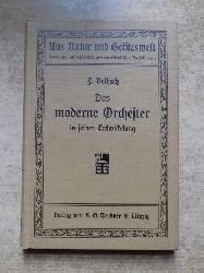 Volbach, Fritz  Das moderne Orchester in seiner Entwicklung. 
