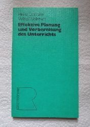 Lehmann, Heinz und Witlof Vollstdt  Effektive Planung und Vorbereitung des Unterrichts. 