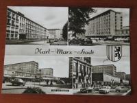   AK Karl-Marx-Stadt/Chemnitz/Sachsen s/w, großformatig 