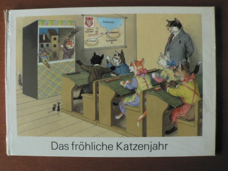 Jörg Schneider/Eugen Hartung (Illustr.)  Das fröhliche Katzenjahr. Lustige Geschichten für kleine und große Kinder. 