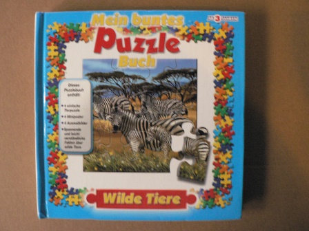   Mein buntes Puzzle-Buch: Wilde Tiere 
