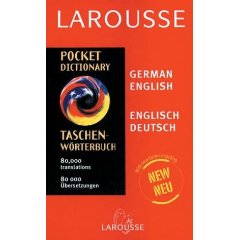 Herausgegeben von: Larousse Kingfisher Chambers  Larousse Pocket German/English Dictionary 
