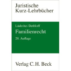 Lüderitz, Alexander/Dethloff, Nina  Juristische Kurz-Lehrbücher. Familienrecht 