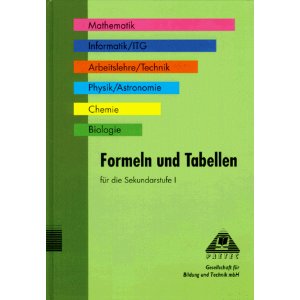   Formeln und Tabellen für die Sekundarstufe I. 