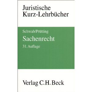 Prütting, Hanns/Schwab, Karl Heinz, Begr. von: Lent, Friedrich  Sachenrecht. 