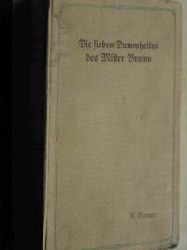 Turner, R./Distel, Erwina  Die sieben Dummheiten des Mister Brown 