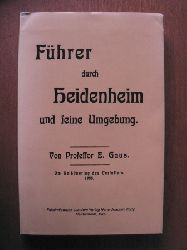 E. Gaus  Fhrer durch Heidenheim und seine Umgebung 