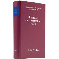 Deutsches wissenschaftliches Institut der Steuerberater e.v.  Handbuch zur Umsatzsteuer 2008 