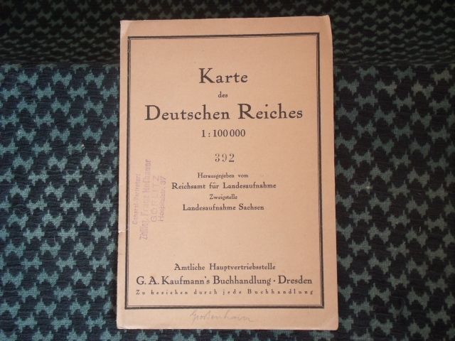 Reichsamt für Landesaufnahme (Hrsg.)  Karte des Deutschen Reiches. Nr. 392: Großenhain. 