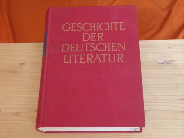 Fechter, Paul  Geschichte der deutschen Literatur. Von den Anfängen bis zur Gegenwart. 