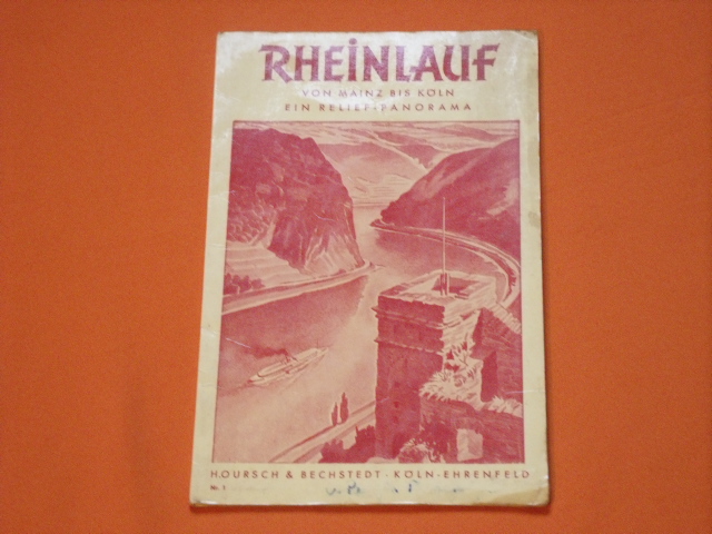   Rheinlauf von Mainz bis Köln. Ein Relief-Panorama. 