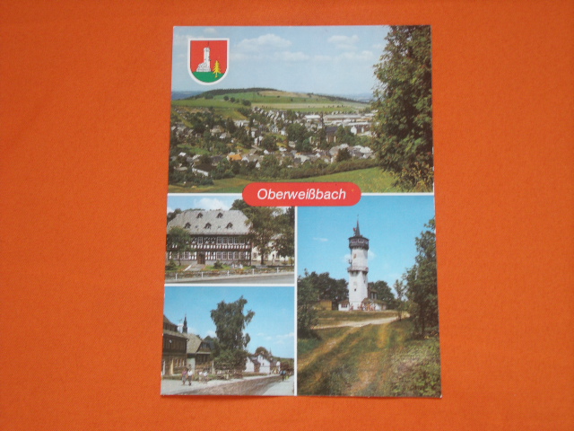   Postkarte: Oberweißbach (Kr. Neuhaus am Rennweg). Staatlich anerkannter Erholungsort. 