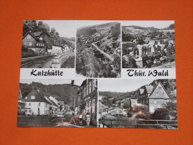   Postkarte: Katzhütte Thür. Wald 