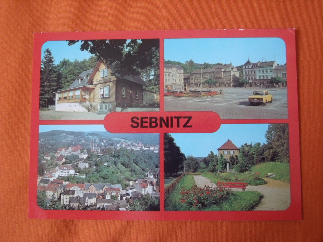  Postkarte: Sebnitz Sächsische Schweiz. 