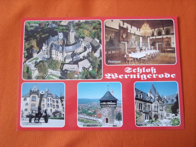   Postkarte: Schloß Wernigerode 