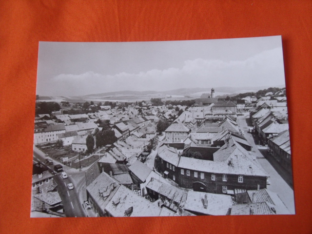   Postkarte: Eisfeld (Thür.). Blick vom Kirchturm. 