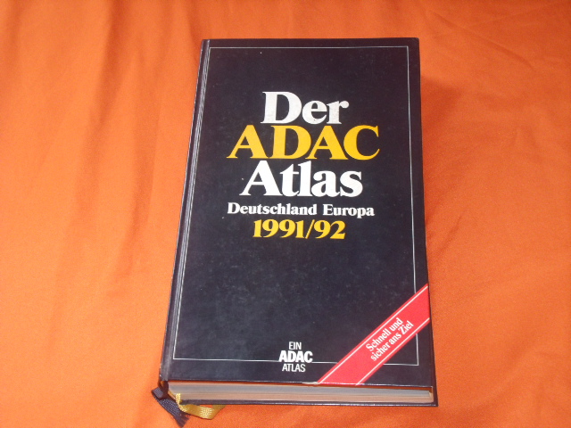   Der ADAC Atlas Deutschland Europa 1991/92. 