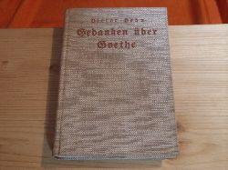 Hehn, Victor  Gedanken ber Goethe (Auswahl) 