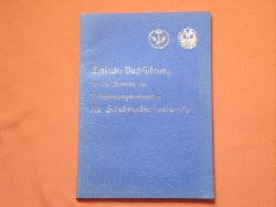 Reichsinnungsverband des Schuhmacherhandwerks (Hrsg.)  Einfache Buchfhrung fr die Betriebe des Reichsinnungsverbandes des Schuhmacherhandwerks 