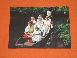   Postkarte: Niedersorbische Festtracht  Leipe/Spreewald 