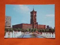   Postkarte: Berlin  Hauptstadt der DDR. Rathaus. 