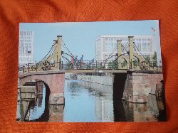   Postkarte: Berlin  Hauptstadt der DDR. Jungfernbrcke.  