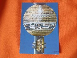   Postkarte: Berlin  Hauptstadt der DDR. Kugel des Fernseh- und UKW-Turmes der Deutschen Post Berlin. 