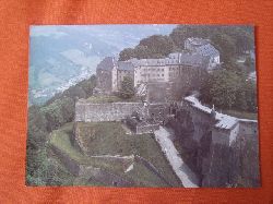   Postkarte: AERO-FOTO DDR. Luftbildserie der Interflug. 14 Festung Knigstein.  