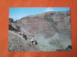   Postkarte: Vesuv  Krater 