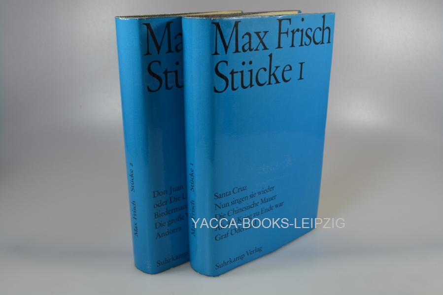 Frisch, Max und Max Frisch  Stücke 1 und 2 in 2 Bänden 