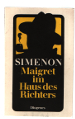Georges Simenon  Maigret im Haus des Richters 