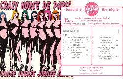 bernardin, alain (producer)  crazy horse de paris. jubilee show fevrier 1982 "tonight