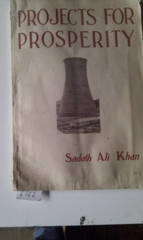 Sadath Ali Khan  Projects for Prosperity 