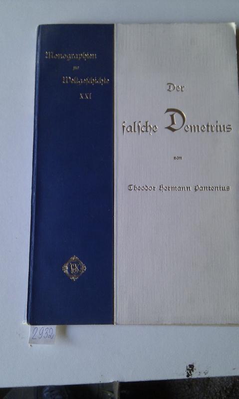 von Pantenius Theodor Hermann  Der falsche Demetrius 