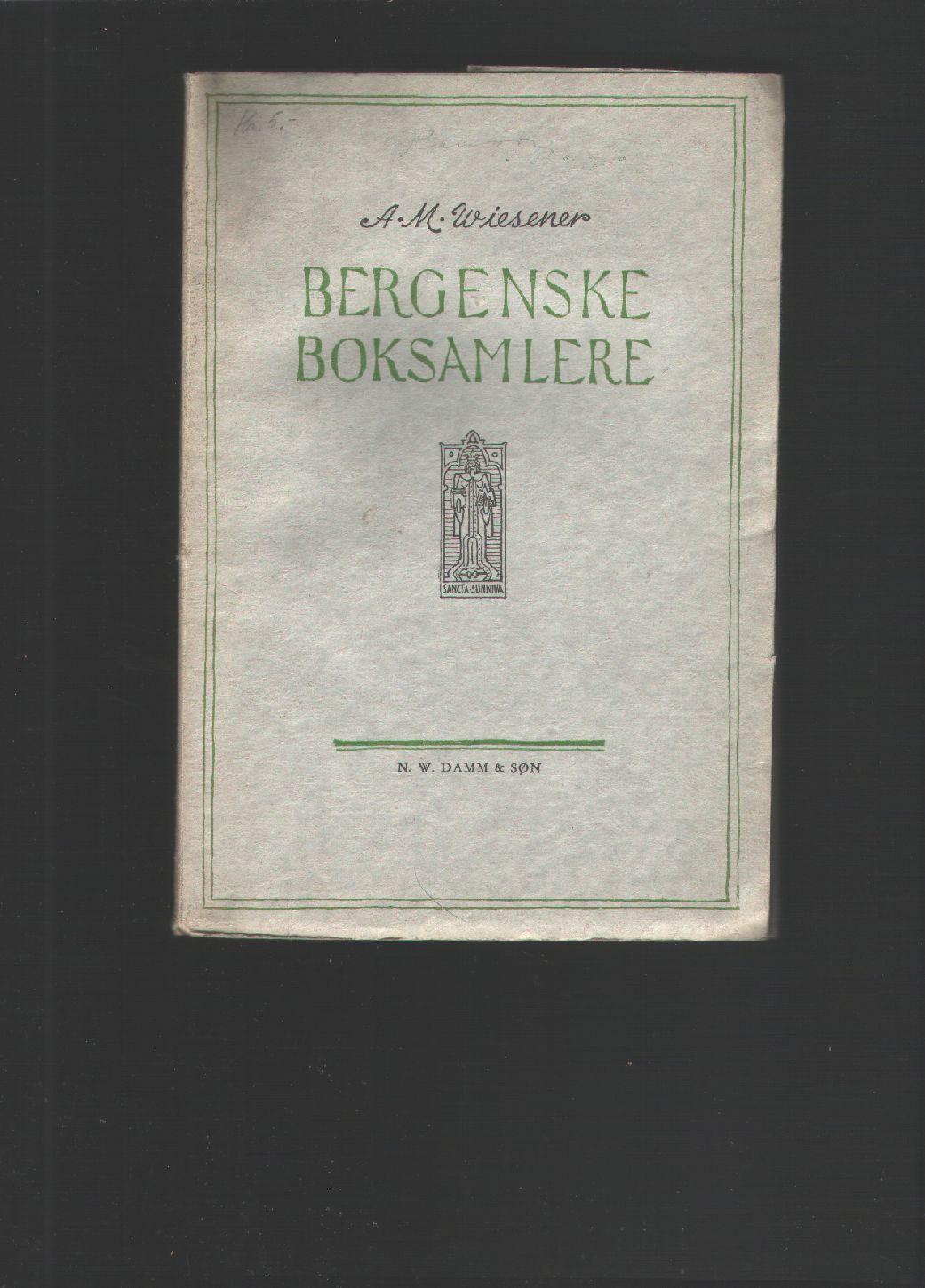 A. M. Wiesener  Bergenske Boksamlere 