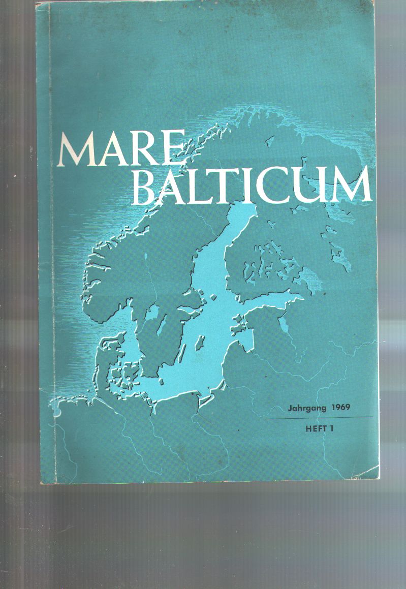 "."  Mare Balticum Heft 1  Jahrgang 1969 