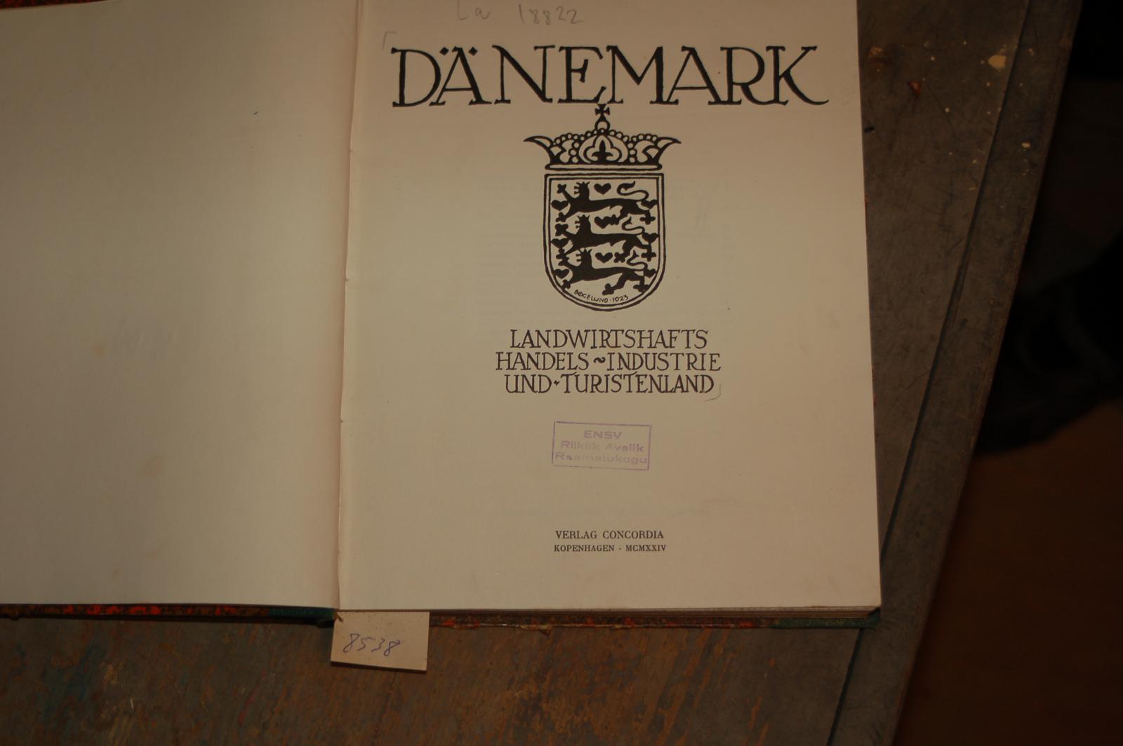.  Dänemark Landwirtschafts Handels Industrie und Touristenland 