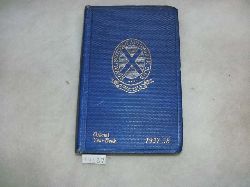 .  The Royal Scottish Automobile Club Year Book  1937 - 38 