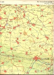 W. Steinbrck  (Karte der) Kreise Oschersleben u. Halberstadt 1:100000 