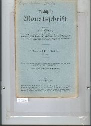 Berendts, Khlbrandt, Sintenis  Baltische Monatsschrift Heft 4 49. Band 