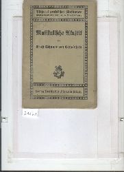 Ernst Schnorr von Carolsfeld  Musikalische Akustik 