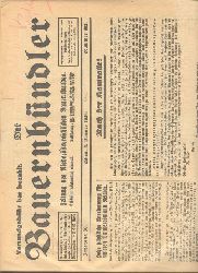 "."  Der bauernbndler  Zeitung des niedersterreichischen Bauernbundes Nr. 982 1936 