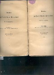 Vereinsausschuss  Archiv des historischen Vereins fr Niedersachsen  Jahrgang 1848  zwei Doppelhefte 