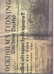 "."  Stockholms - Tidningen  Nr. 279 13. Oktober 1935 