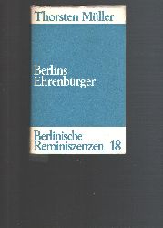 "."  Berlins Ehrenbrger  Von Conrad Ribbeck bis Nelly Sachs  