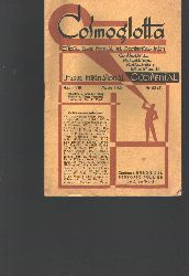 E. de Wahl  Cosmoglotta  Official Revue Mensual des Occidental - Union  Annu VIII Marte 1929  Nr. 58 