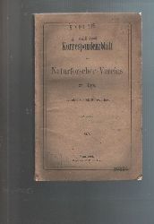 Schweder (red.)  Korrespondenzblatt des Naturforschenden Vereins zu Riga XLV.  Jahrgang  