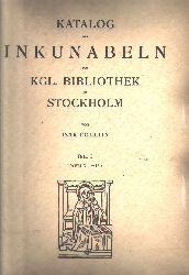 Isak Collijn  Katalog der Inkunabeln der Kgl. Bibliothek in Stockholm  Teil I  Tafeln 1 - 150 