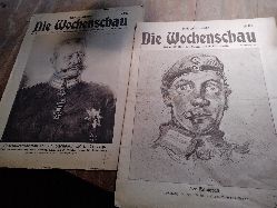 "."  Die Wochenschau Zwei Kriegsnummern  Nr, 38 und Nr. 41  1917 